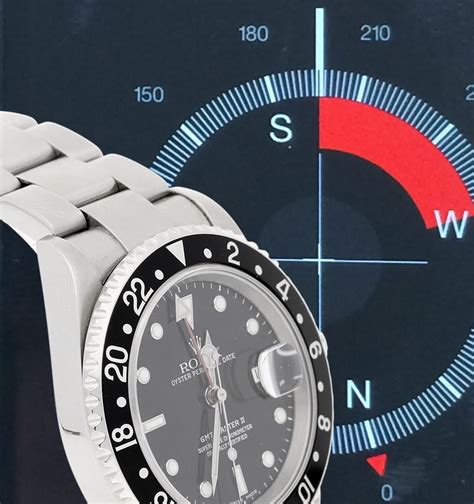 rolex gmt as a compass